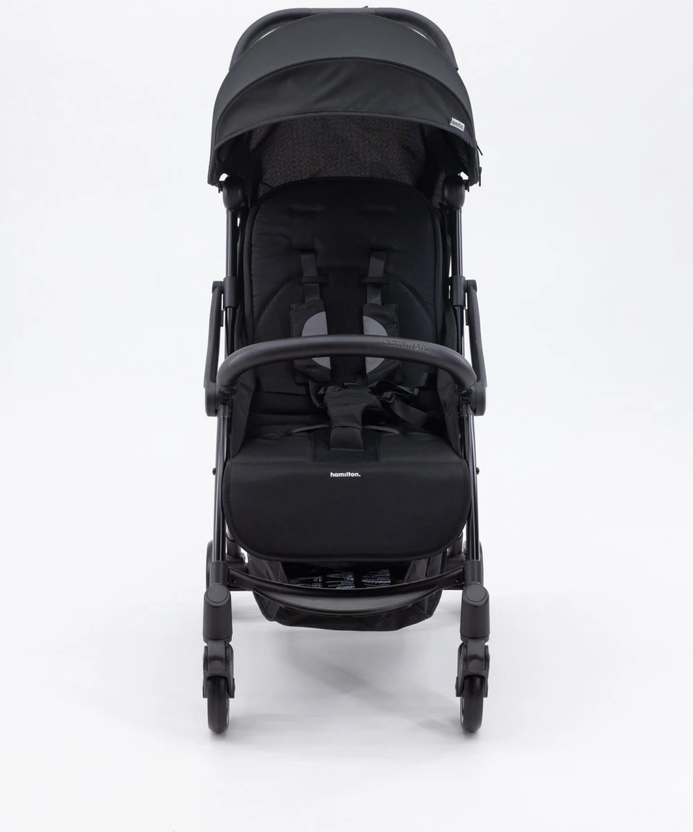 Hamilton By Yoop X1 Plus Buggy – Nieuw, Hoger, Uitgebreider 2023 Model – Premium Stroller Met One Hand Folding Technologie – Zwart – Lichte, Verstelbare En Wendbare Kinderwagen Met Vele Gemakken - Afbeelding 19