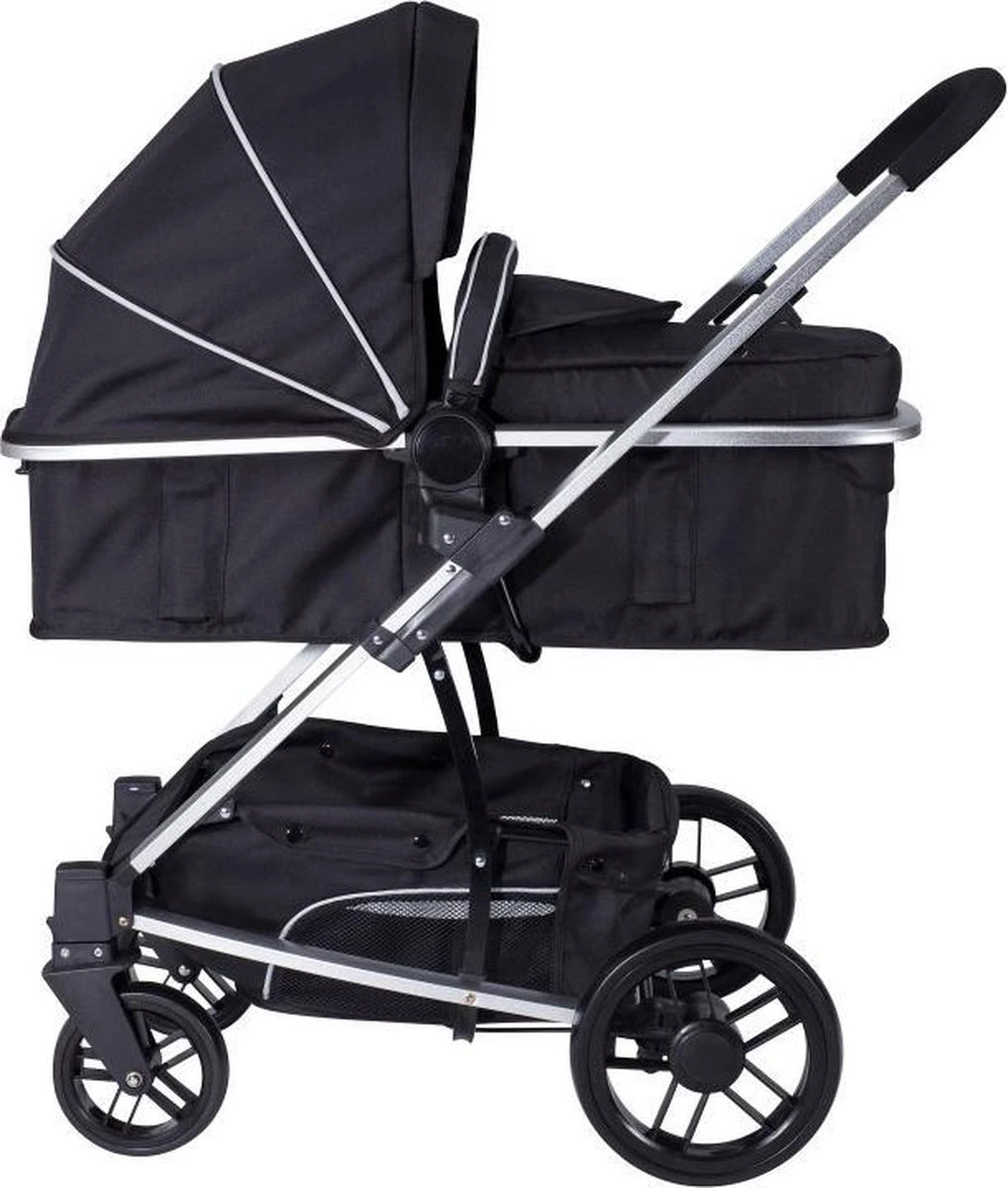 Bebies First Combi Kinderwagen Traffic - Zwart - Afbeelding 8
