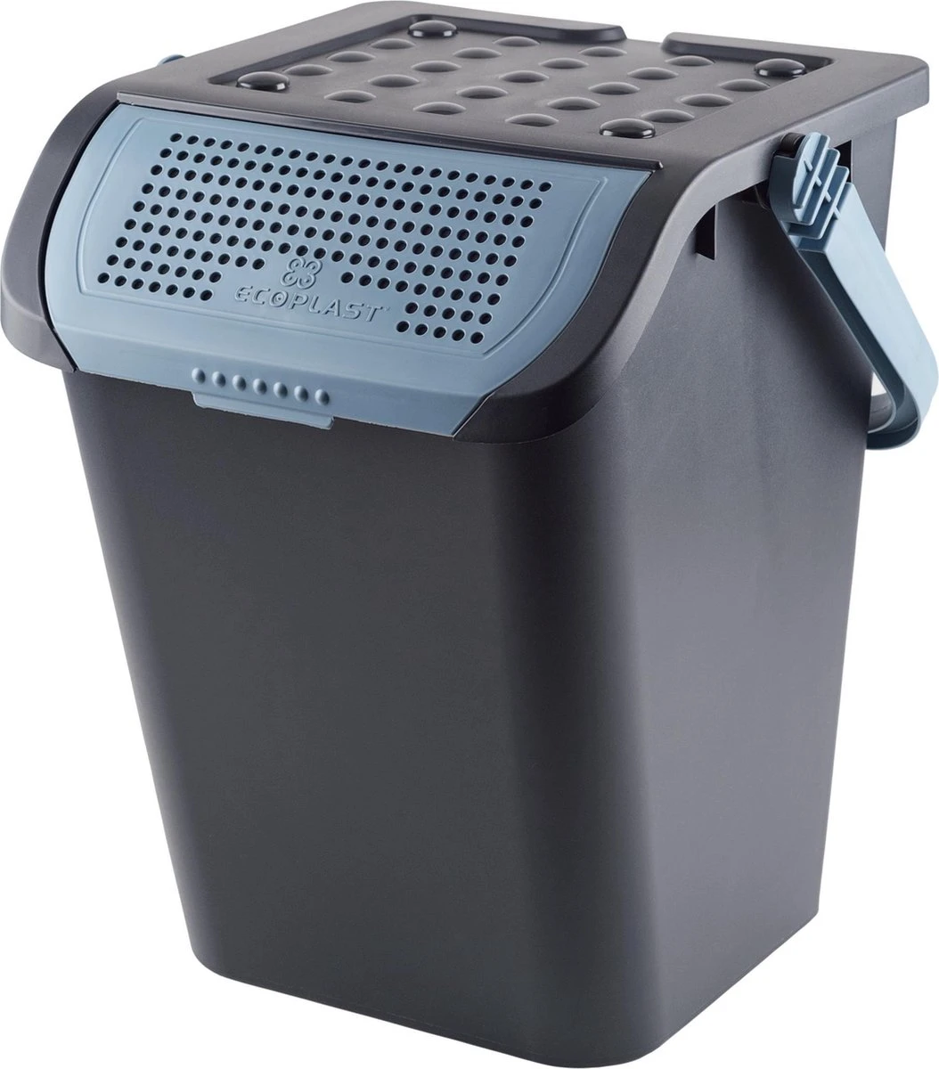 Maxi Luieremmer - 40 Liter - Incontinentie Materiaal Emmer - Blauw - Afbeelding 2