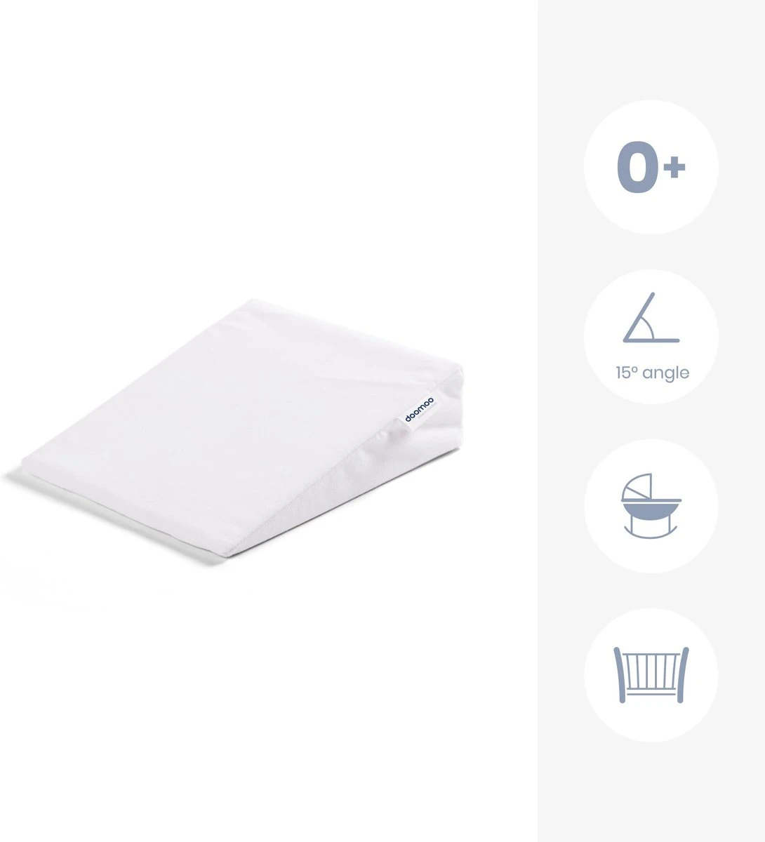 Doomoo Basics Hellend Kussen - Reflux Kussen - Rest Easy Small - Afbeelding 3
