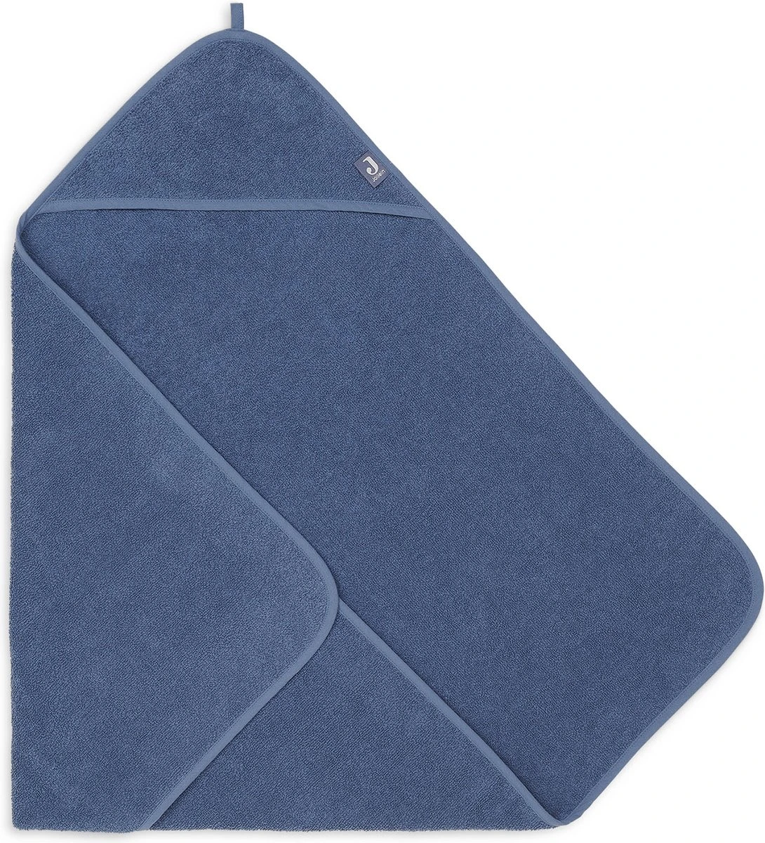 Jollein Badcape Badstof 75x75cm - Jeans Blue - Afbeelding 4