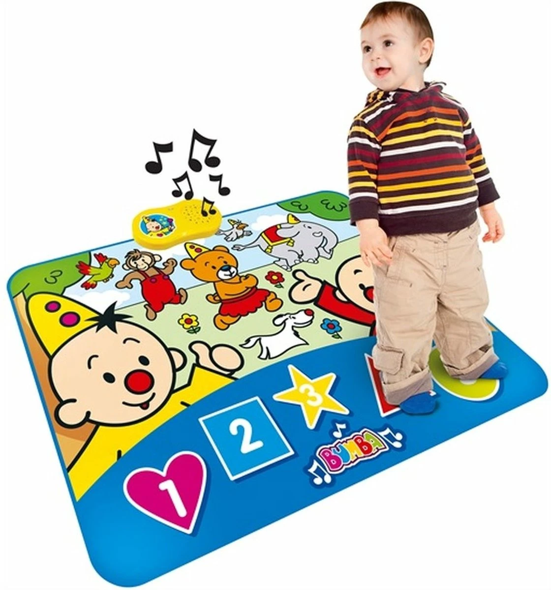 Bumba Speelkleed - Interactieve Speelmat 90 X 70 Cm - 6 Dierengeluiden - Afbeelding 2