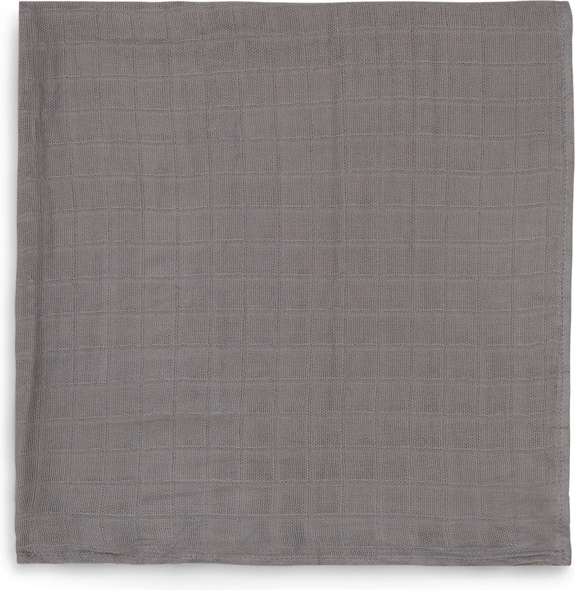 Jollein Hydrofiele Doek Small 70x70cm Bamboe Katoen - Storm Grey - 4 Stuks - Afbeelding 6