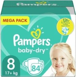 Pampers® Pampers Baby Dry Maat 8 - 84 Luiers