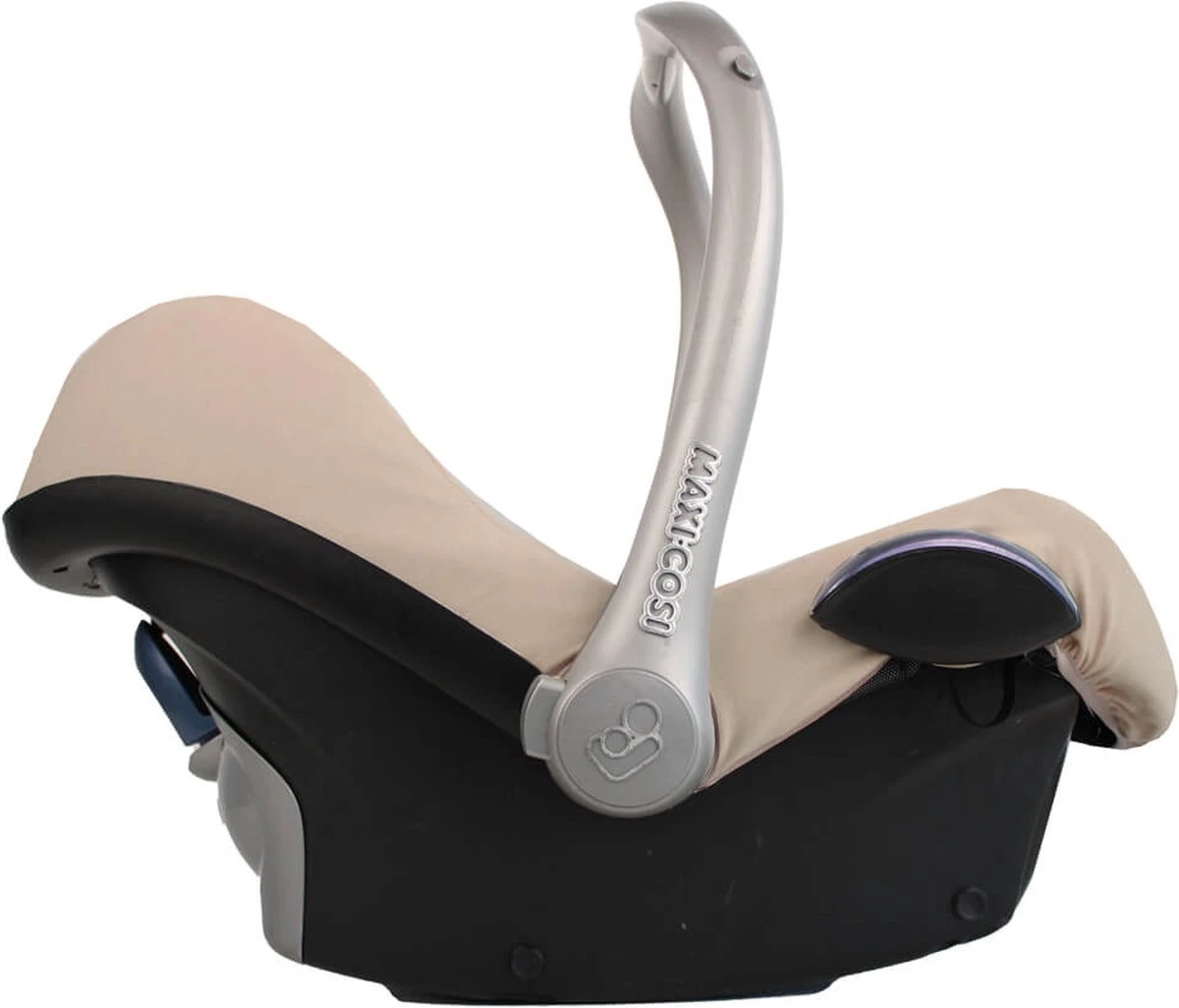 Ukje Maxi Cosi Hoes - Geschikt Voor Maxi Cosi Cabriofix Pebble Citi - Hoes - Autostoelhoes Groep 0 - Zomerhoes - Perfect Fit - Zand - Afbeelding 3