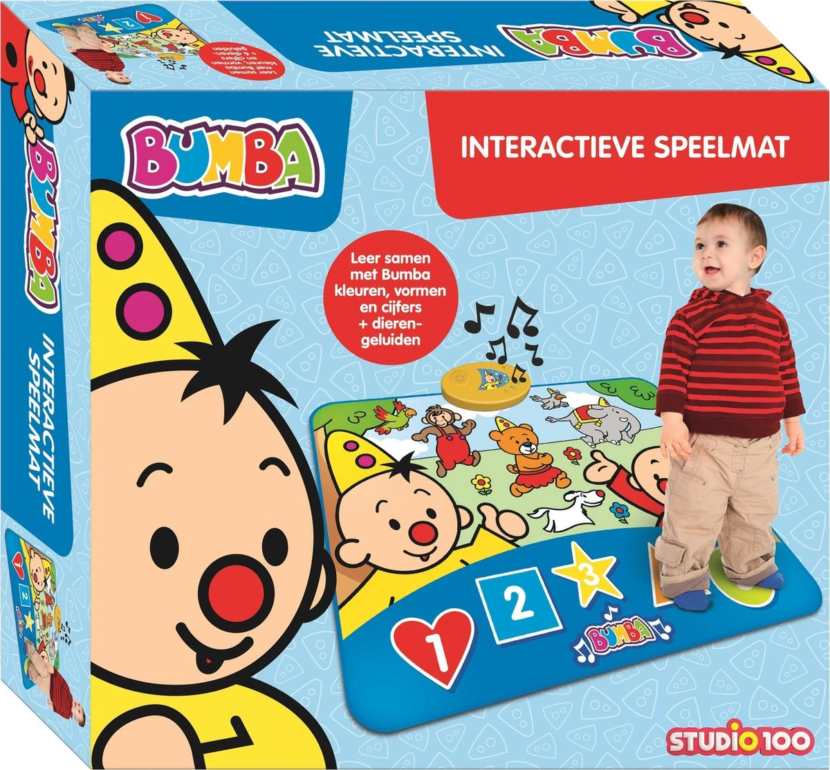 Bumba Speelkleed - Interactieve Speelmat 90 X 70 Cm - 6 Dierengeluiden - Afbeelding 5