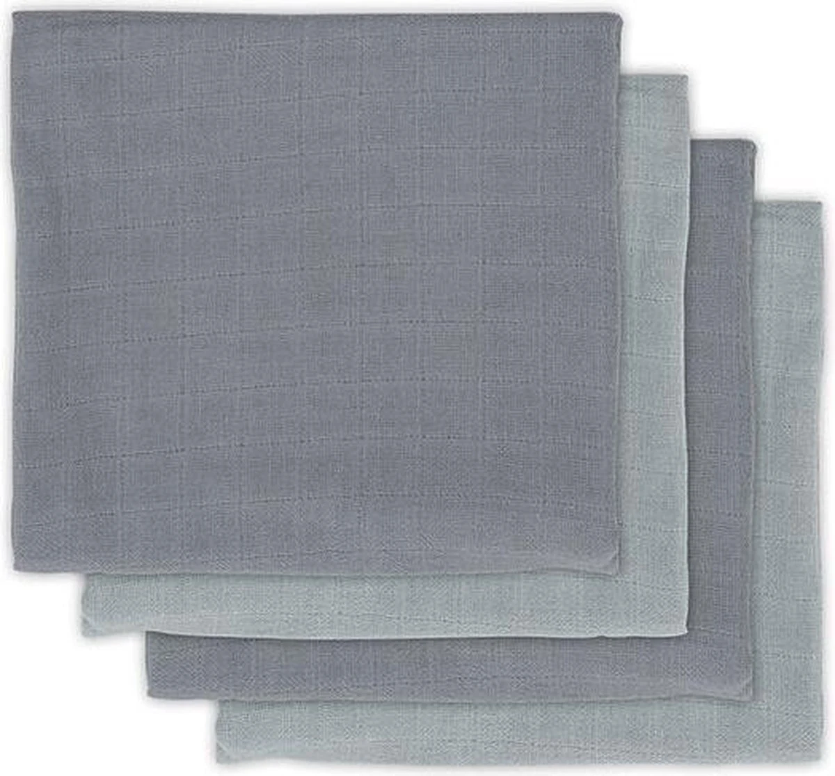 Jollein Hydrofiele Doek Small 70x70cm Bamboe Katoen - Storm Grey - 4 Stuks - Afbeelding 20