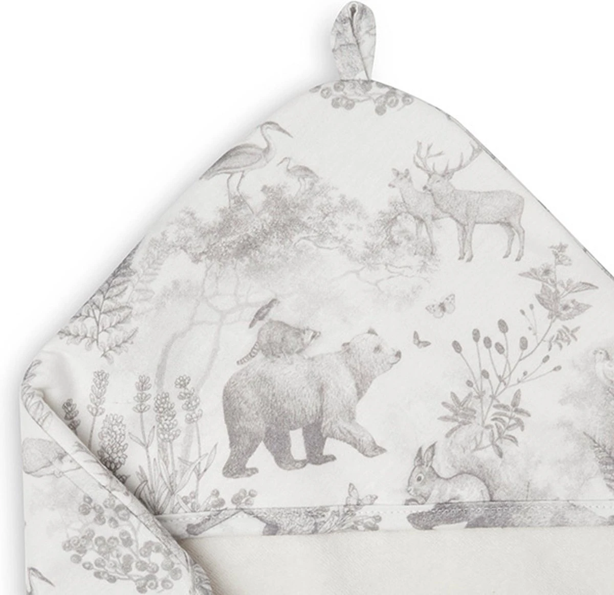 Jollein Badcape 75x75cm Pimpelmees - Forest Animals - Afbeelding 12