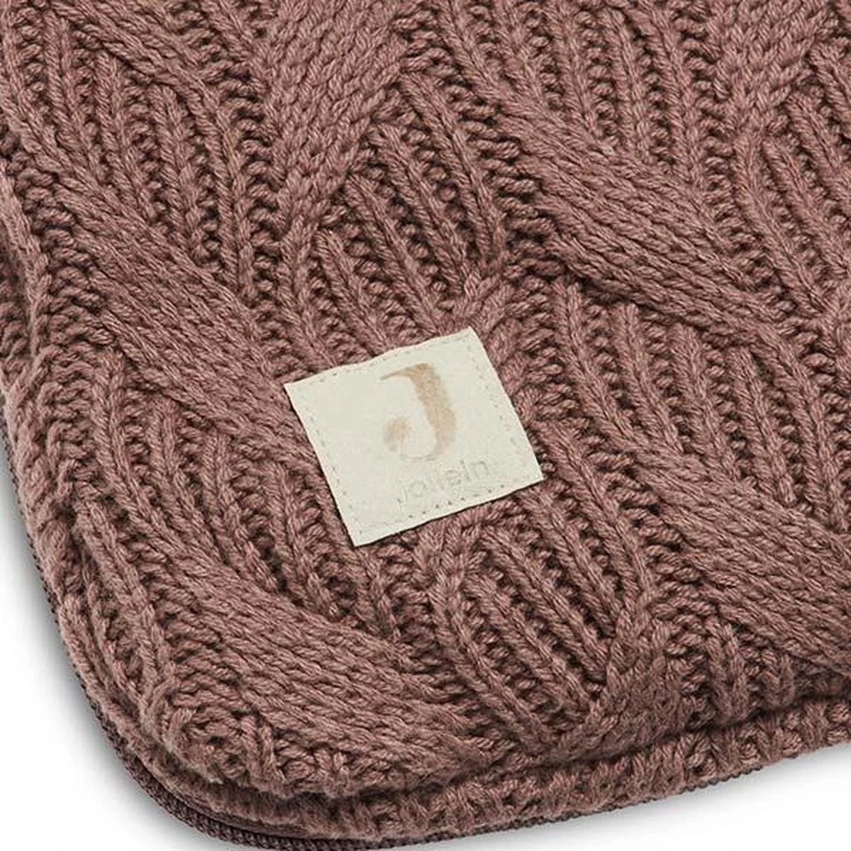 Jollein Voetenzak Voor Autostoel & Kinderwagen - Spring Knit - Chestnut - Afbeelding 9