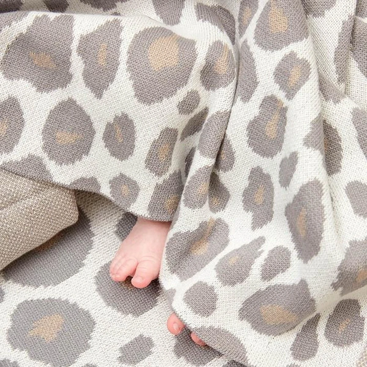 Meyco Panter Wiegdeken - 75x100 Cm - Neutral - Afbeelding 8