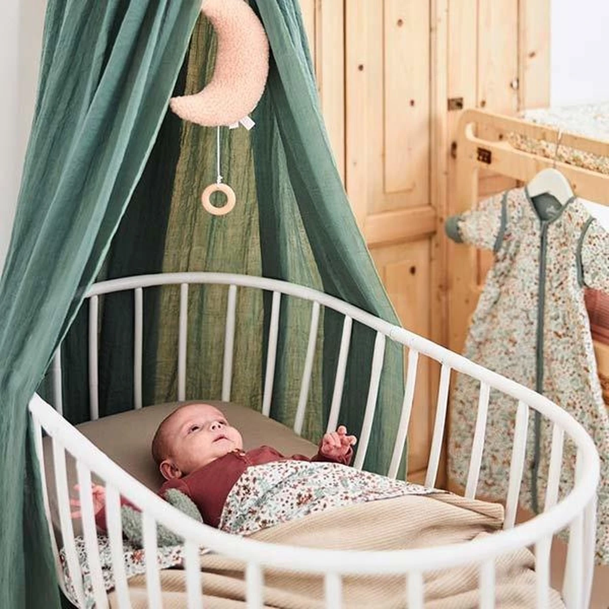 Jollein Baby Laken Wieg 75x100cm Bloom - Afbeelding 14