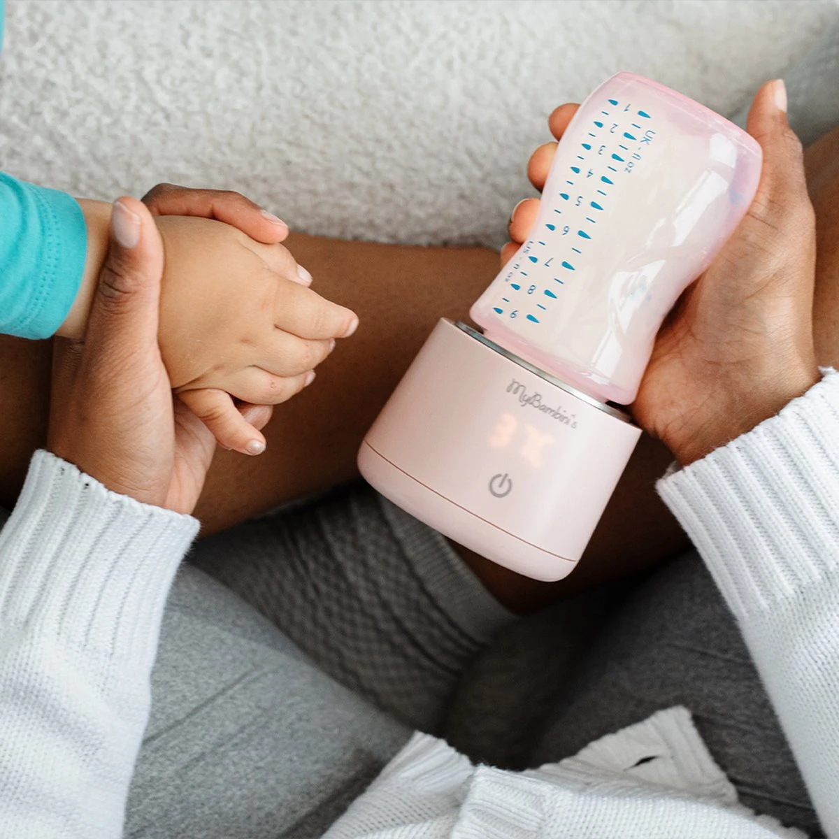 MyBambini's Bottle Warmer Pro™ - Draagbare Baby Flessenwarmer Voor Onderweg - Blauw - Geschikt Voor AVENT Philips, Chicco & Dodie - Afbeelding 8