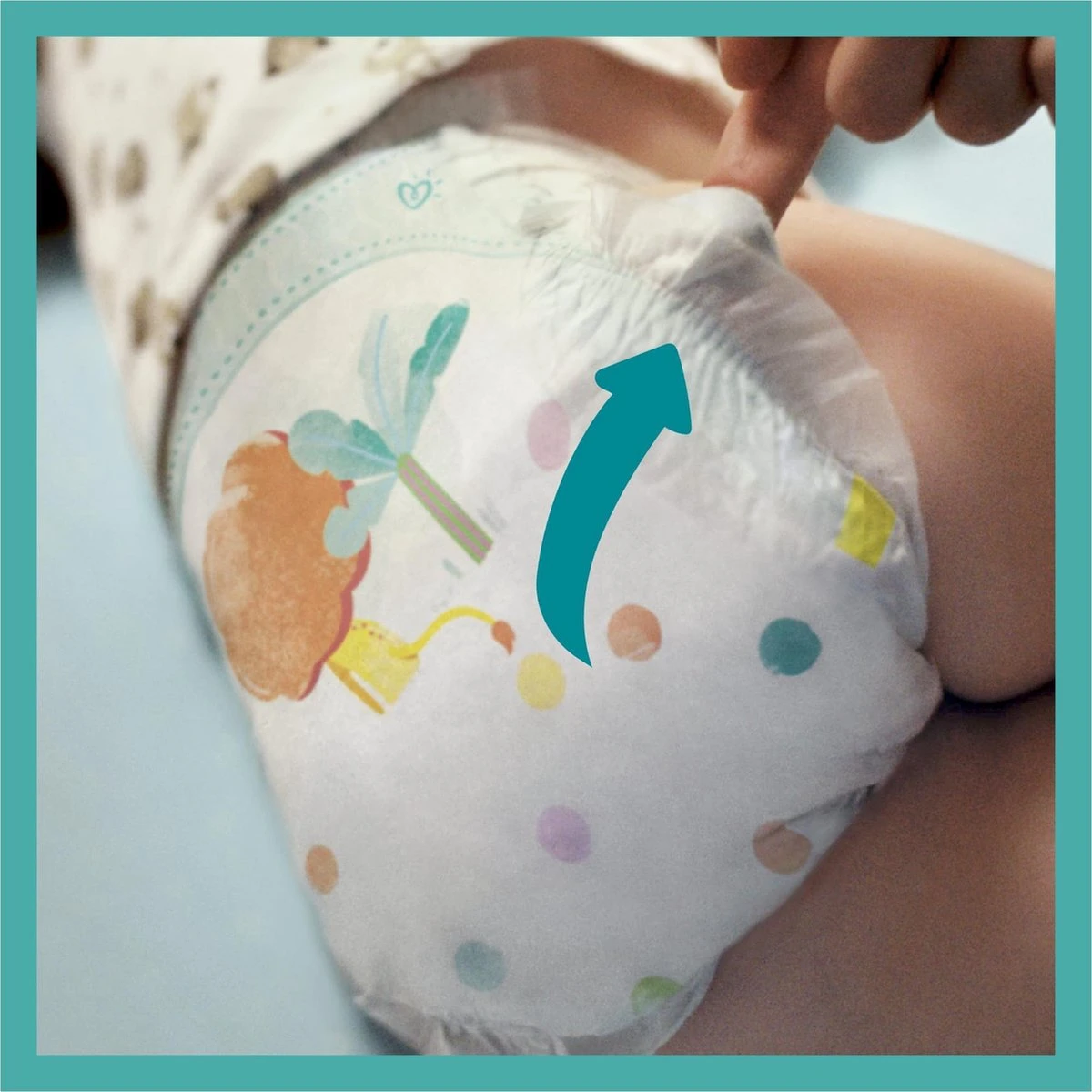 Pampers® Pampers Baby-Dry - Maat 2 (4-8kg) - 34 Luiers - Afbeelding 3