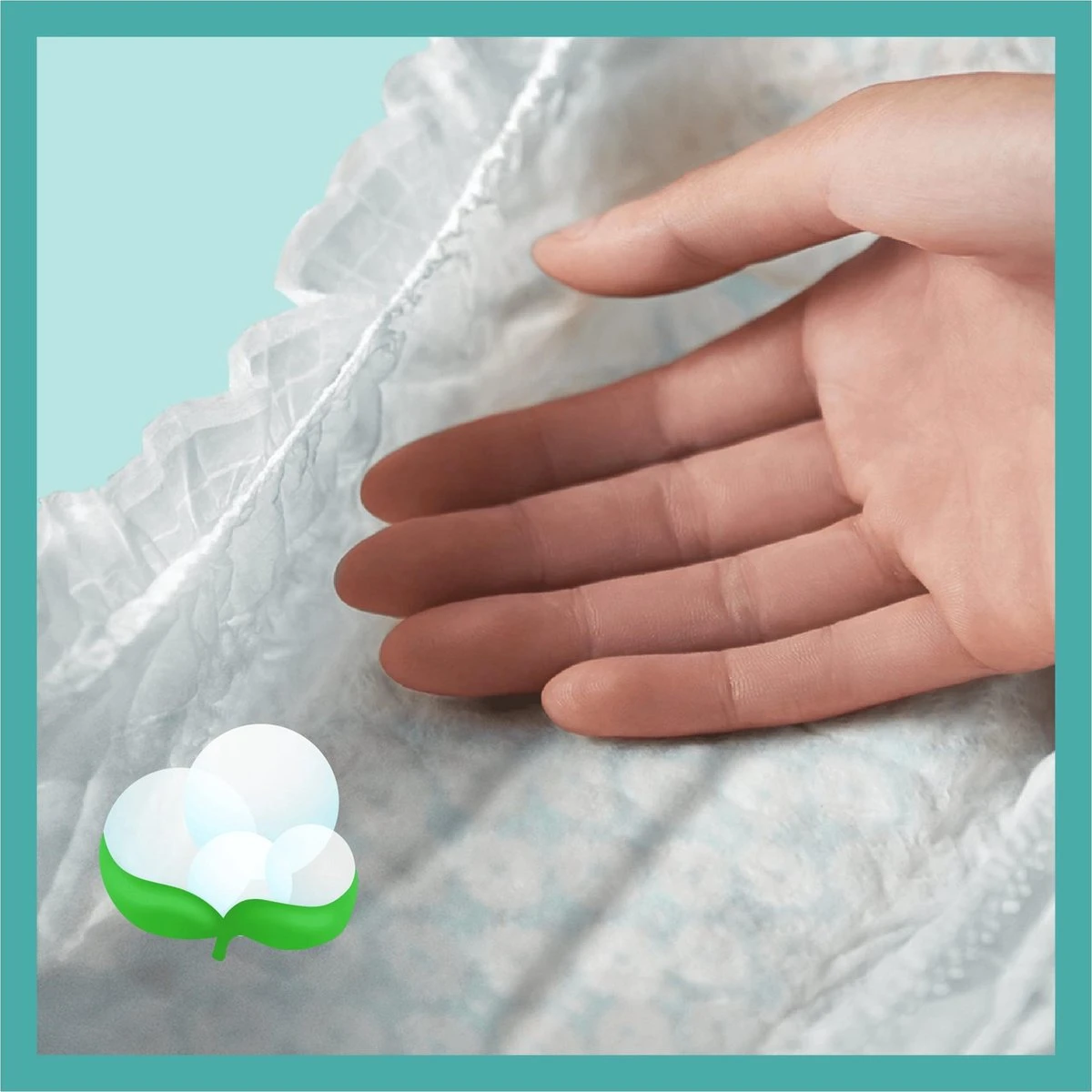 Pampers® Pampers Baby-Dry - Maat 2 (4-8kg) - 34 Luiers - Afbeelding 7