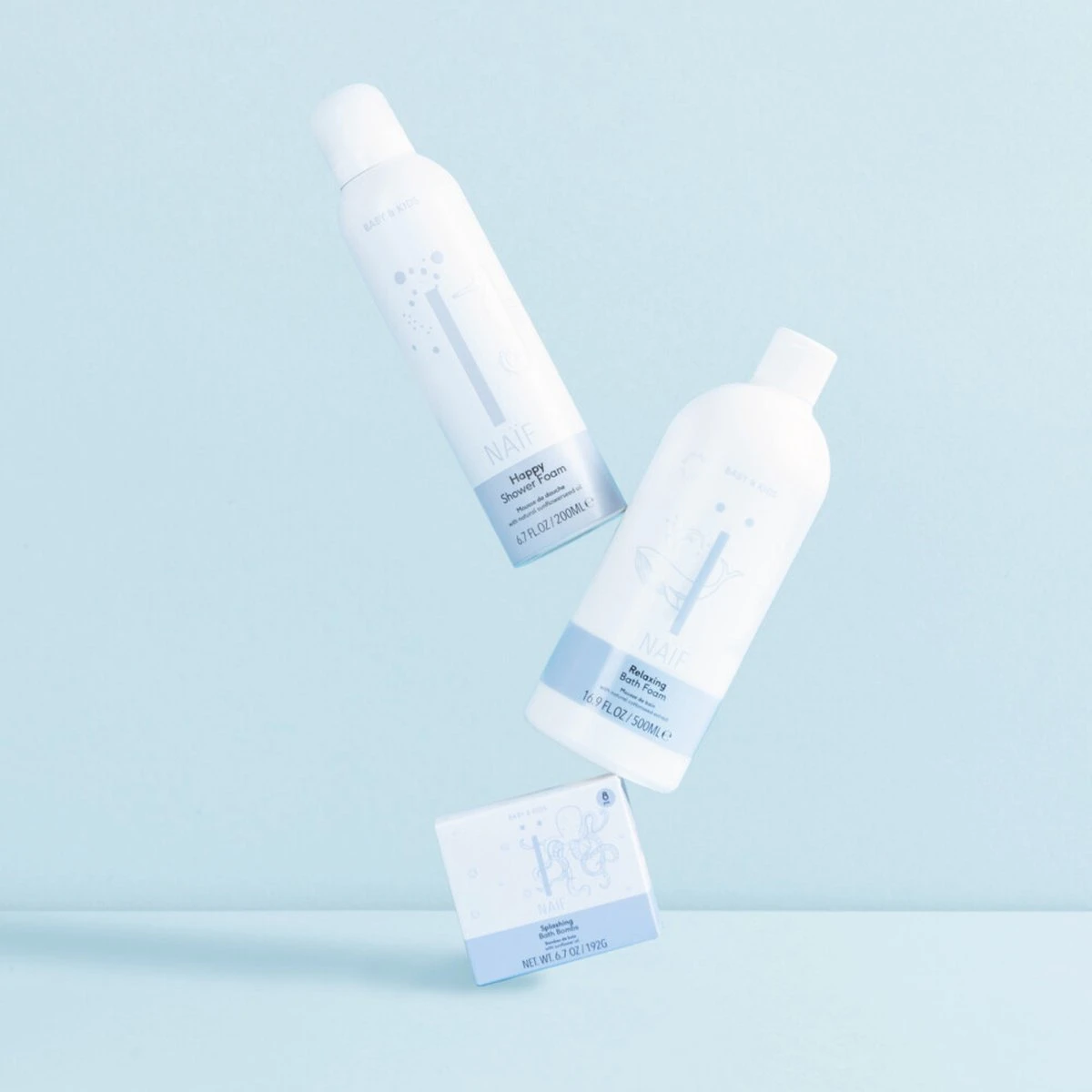 Naïf Happy Doucheschuim - Baby En Kind - 200ml - Met Natuurlijke Ingrediënten - Afbeelding 2