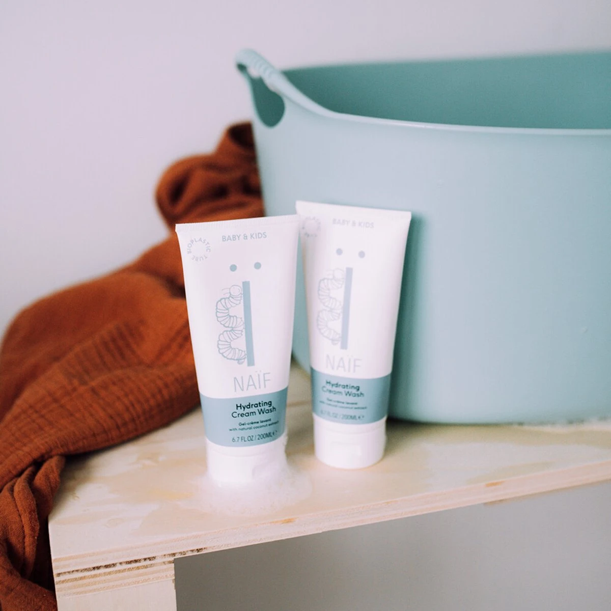 Naïf Hydraterende Wascrème - Babyverzorging - 200ml - Met Natuurlijke Ingrediënten - Afbeelding 7