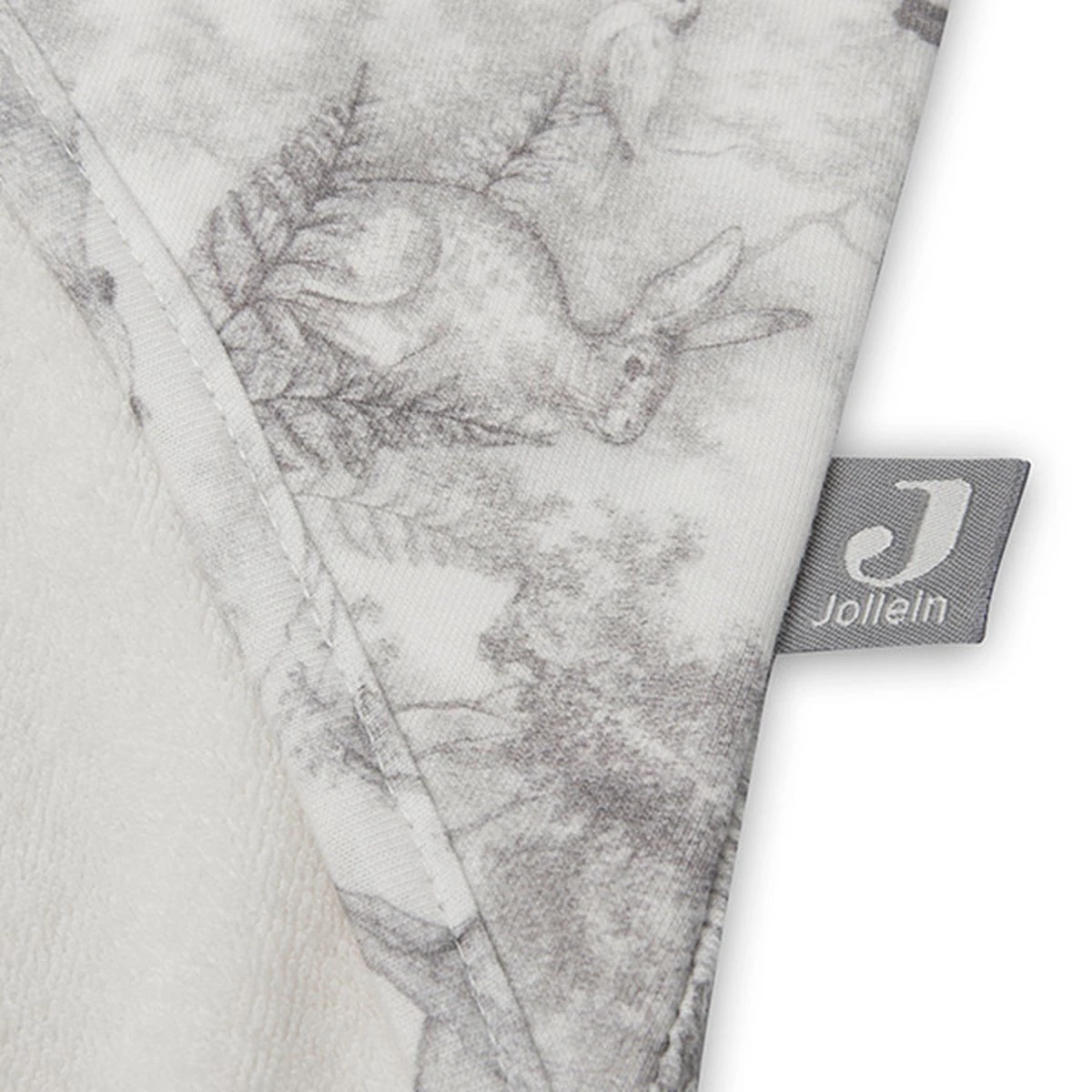 Jollein Badcape 75x75cm Pimpelmees - Forest Animals - Afbeelding 10