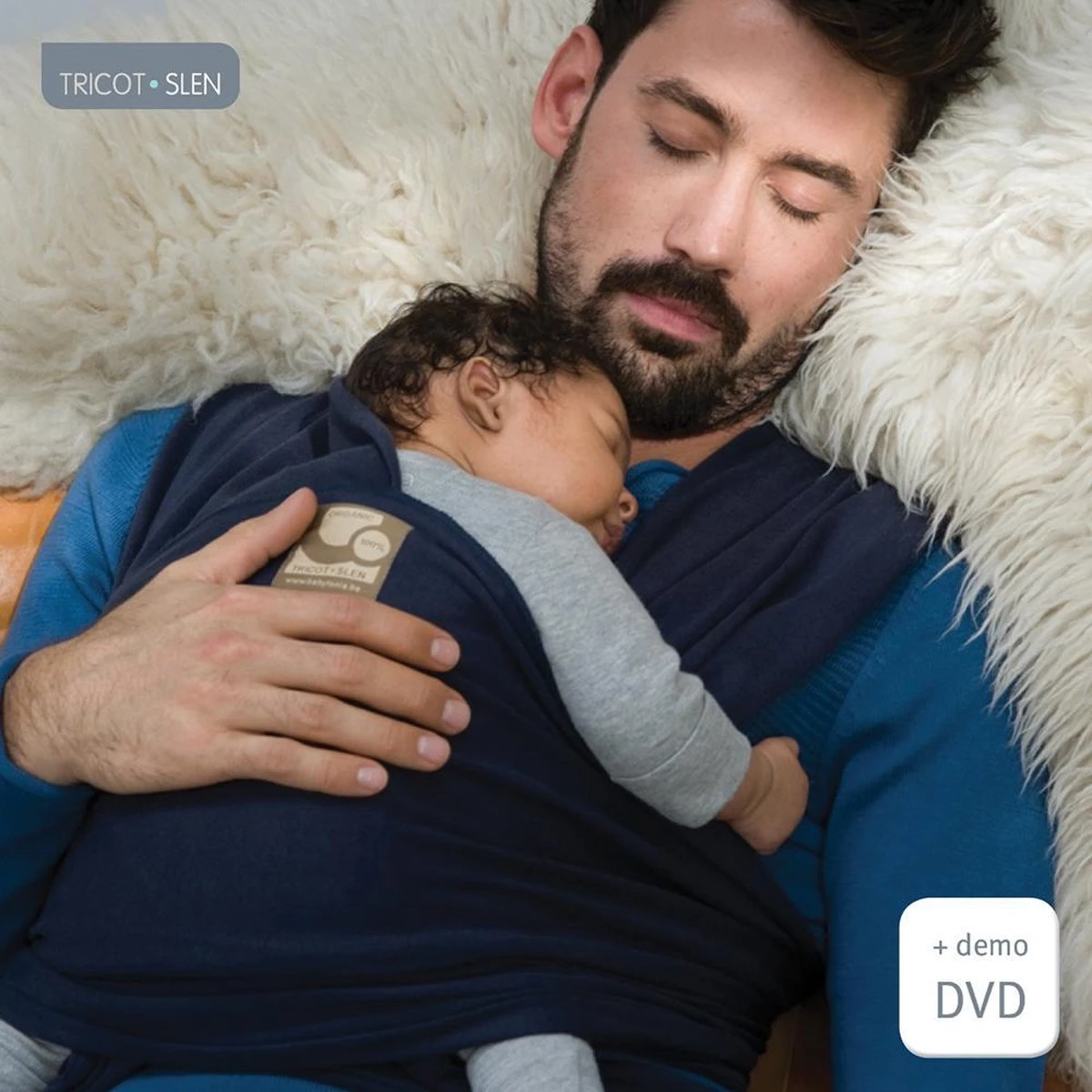 Babylonia Draagdoek - Tricot-Slen - Jeansblauw - Afbeelding 14