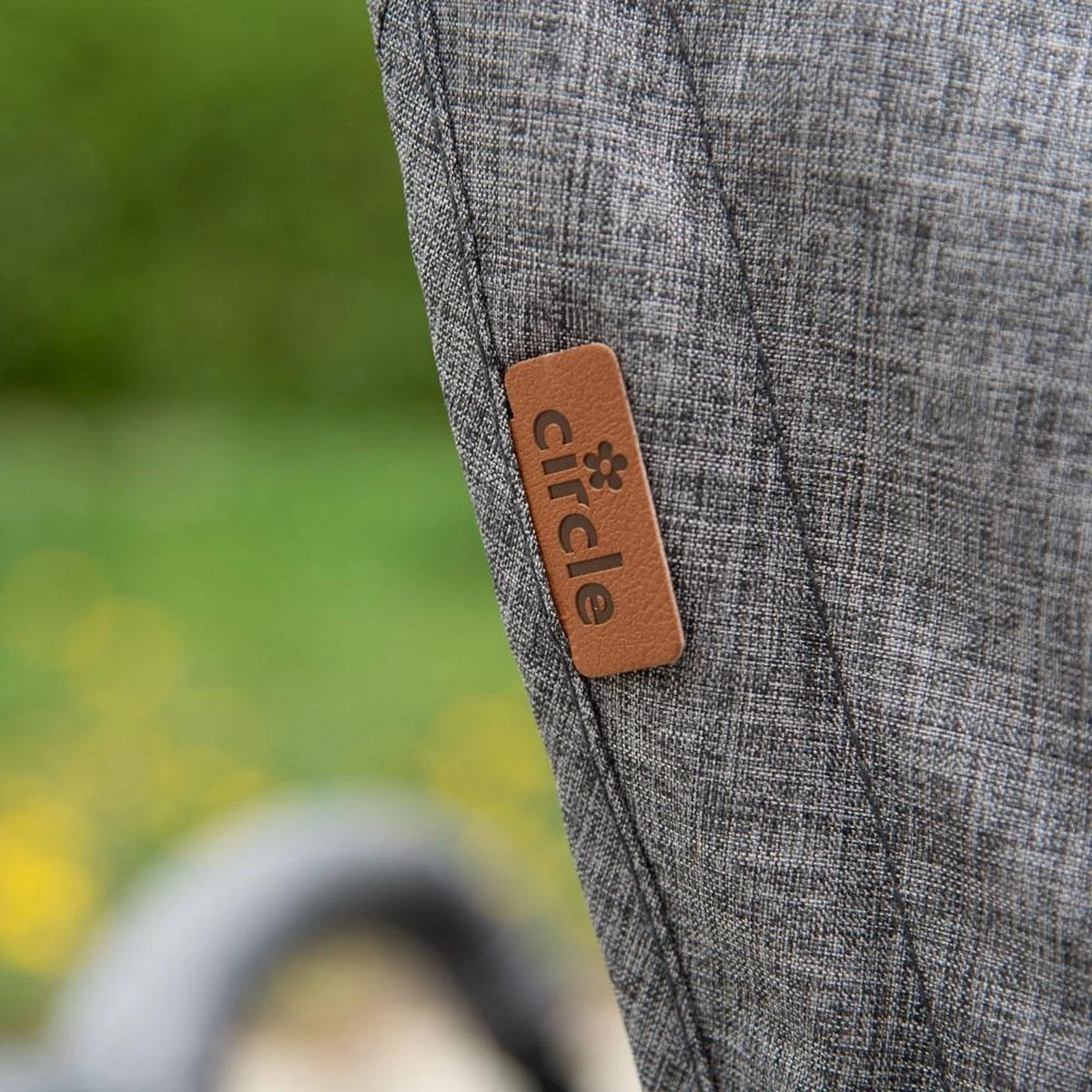 ABC Design Duo Kinderwagen Twin Circle Line - Inclusief Regenhoes - Woven Graphite - Afbeelding 5