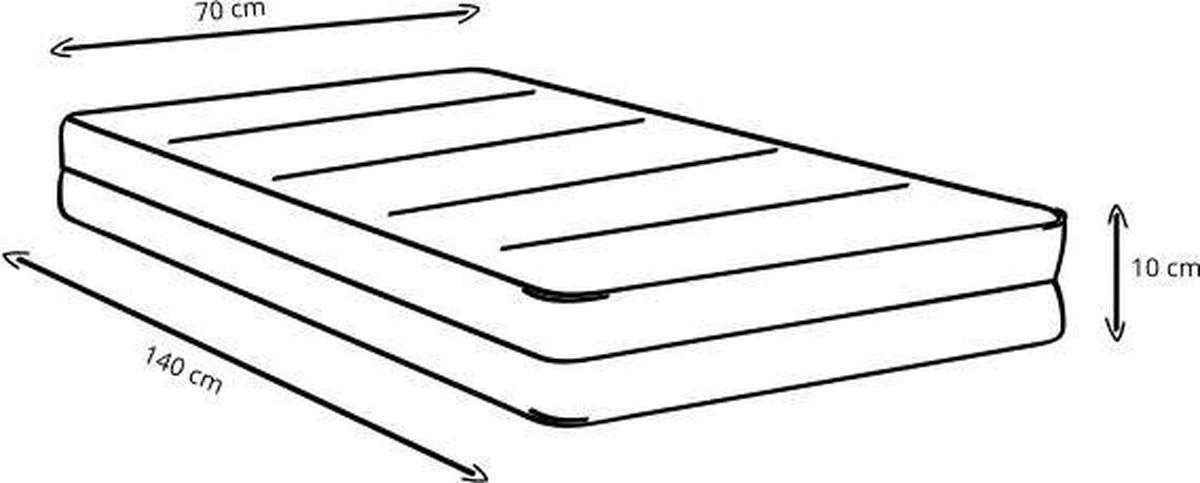 Peuter Matras Koudschuim Air 70x140 - Afbeelding 2