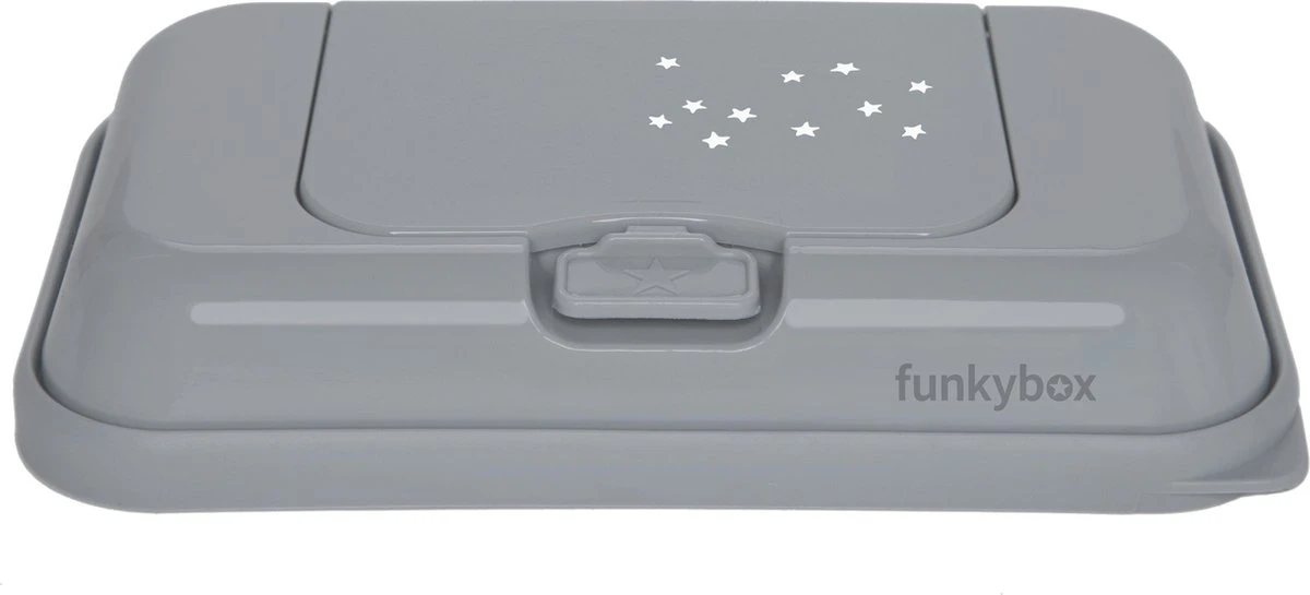 Funkybox - Billendoekjes Doosje - To Go - Grey - Little Stars