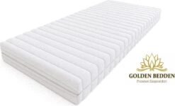 Golden Bedden - SG25 - 60/120/14 Baby Matras - Ledikant Matras Met Anti-allergische Wasbare Hoes.