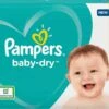Pampers® Pampers Baby-Dry Maat 4, 46 Luiers, Tot 12 Uur Bescherming, 9-14kg