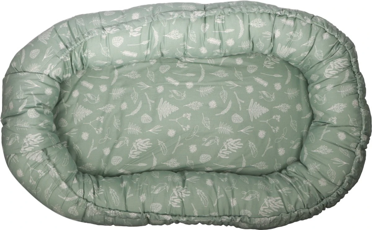 MamaLoes Botanical Stone Green Babynest - Afbeelding 2