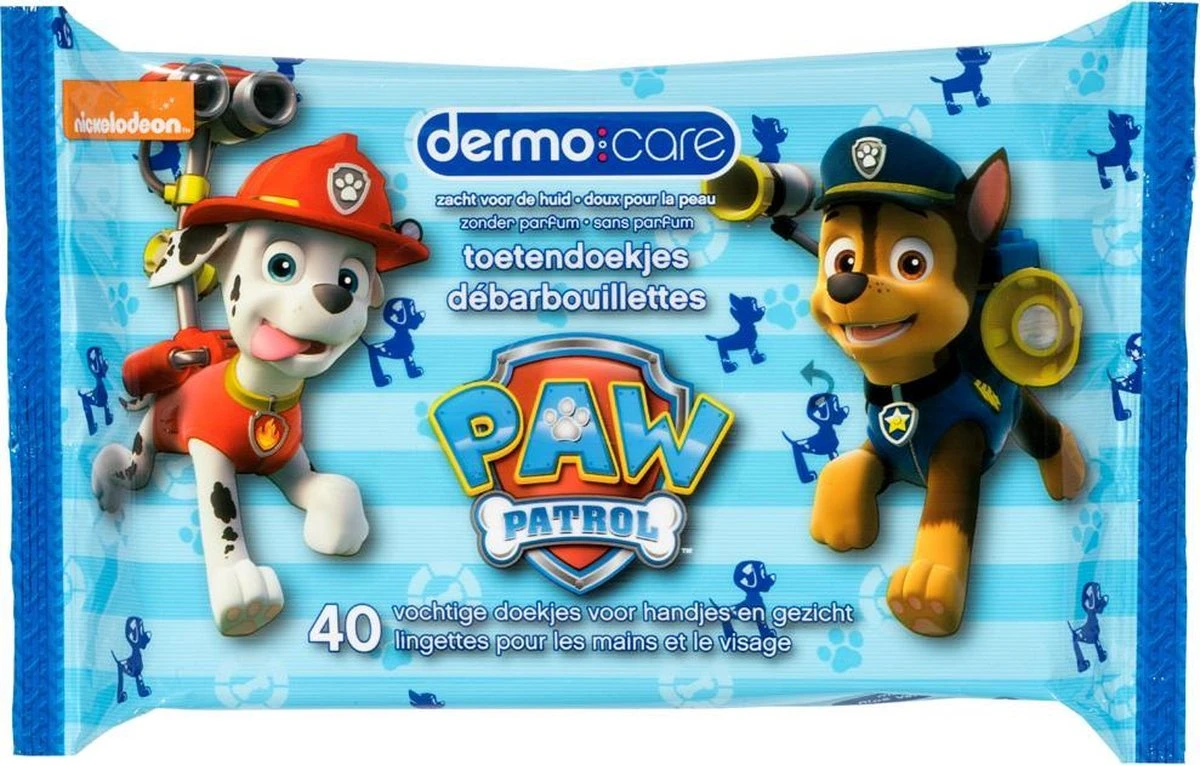 Dermo Care PAW Patrol - Toetendoekjes - 10 X 40 Stuks - Afbeelding 2