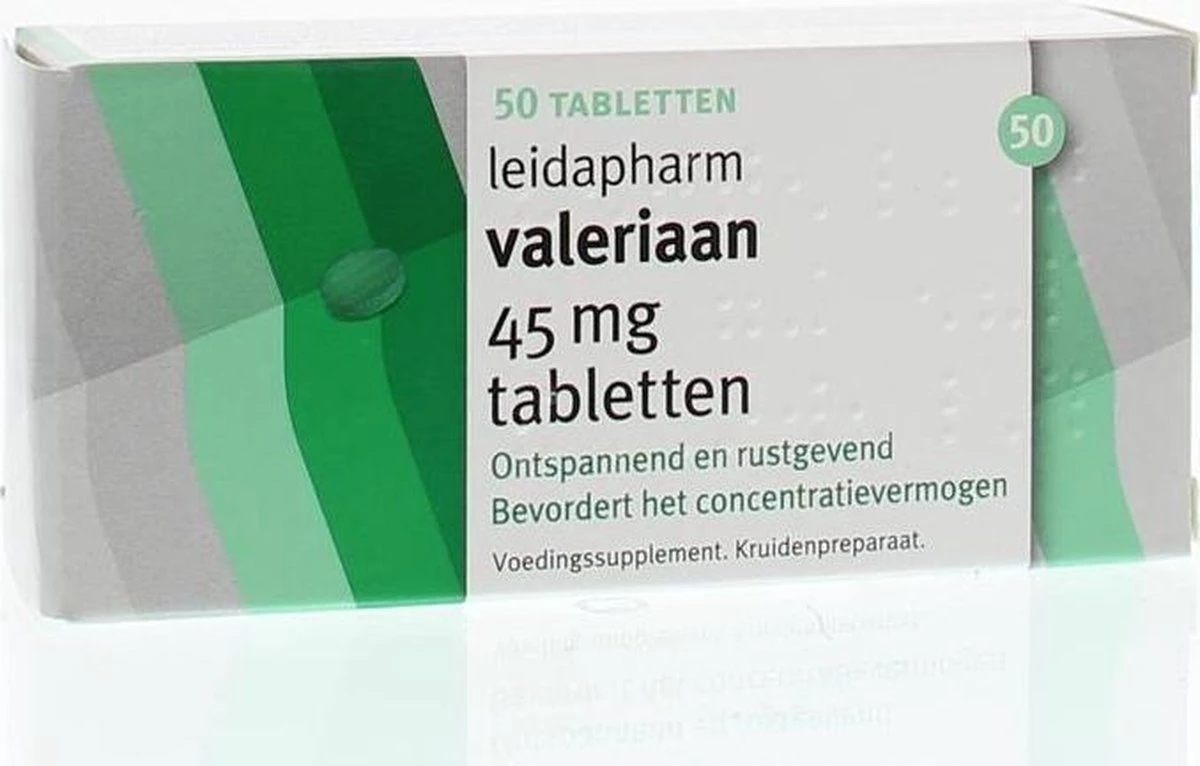 Leidapharm Valeriaan 45 Mg 50 Tabletten