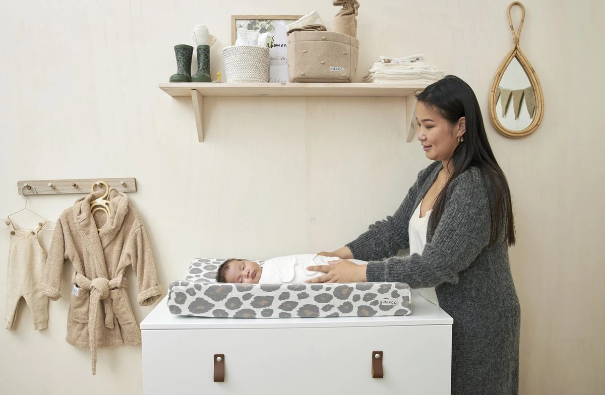 SwaddleMeyco Inbakerdoek Uni - Offwhite - 0-3 Maanden - Afbeelding 4