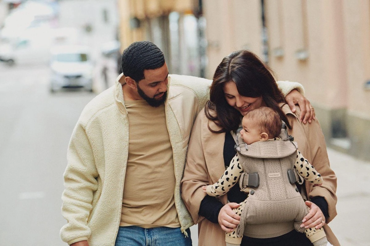 BabyBjörn Draagzak One Air - 3D Mesh - Grijs-beige - Afbeelding 7