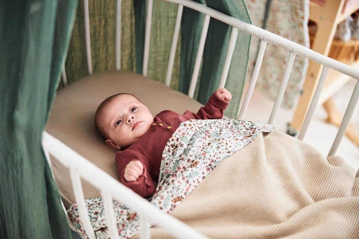 Jollein Baby Laken Wieg 75x100cm Bloom - Afbeelding 7