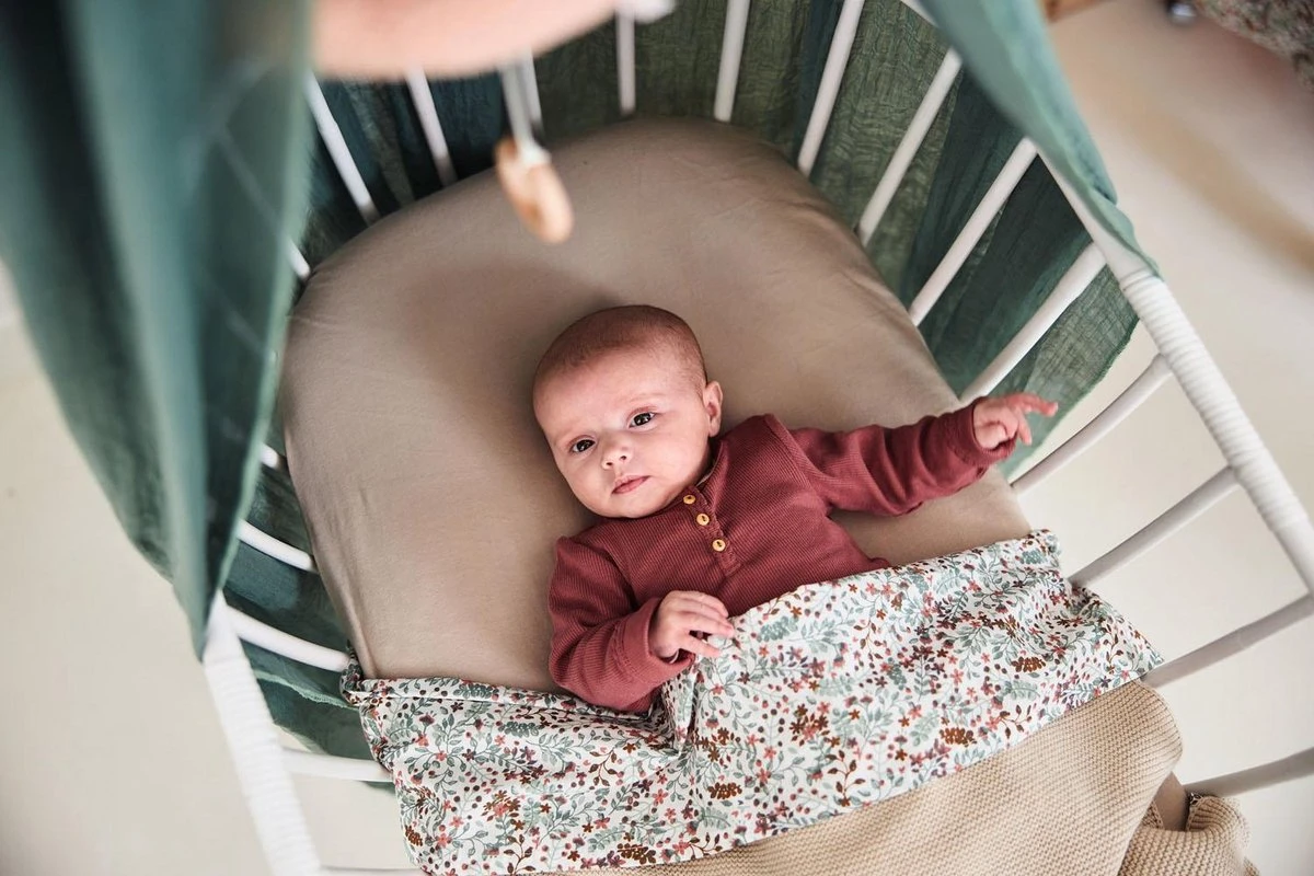 Jollein Baby Laken Wieg 75x100cm Bloom - Afbeelding 8