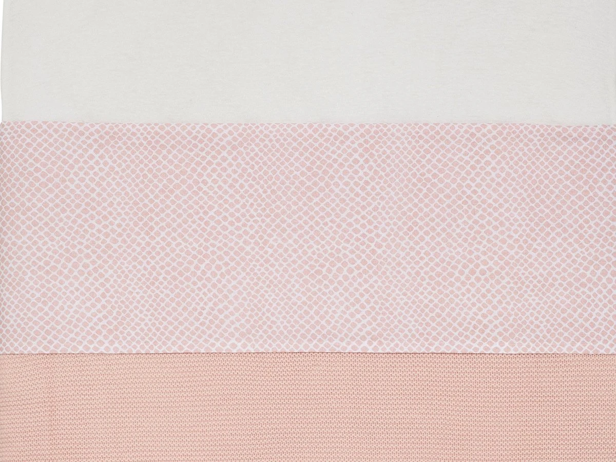 Jollein Baby Laken Wieg 75x100cm Snake - Pale Pink - Afbeelding 11