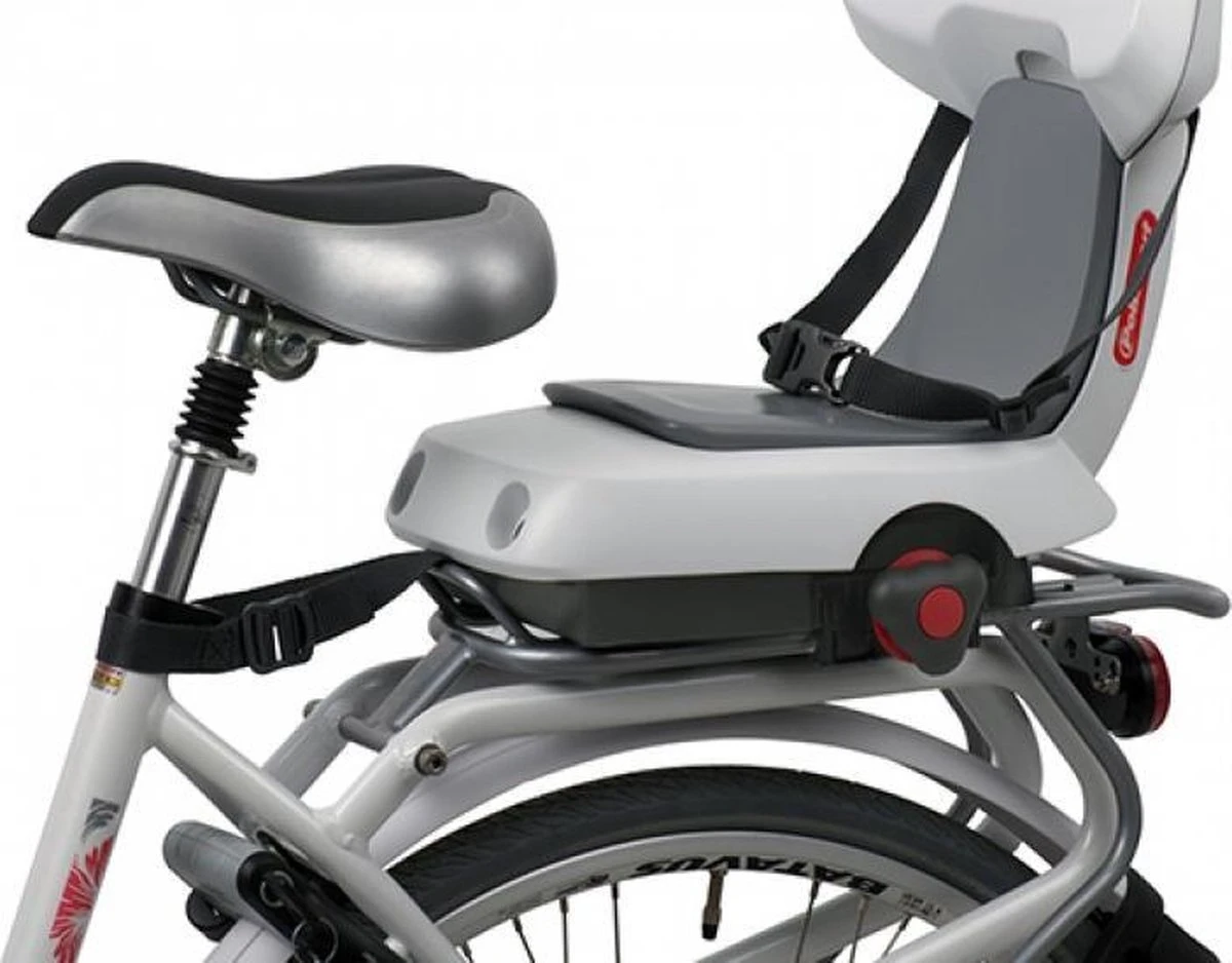 Polisport Guppy Duo Junior - Fietsstoeltje Achter - Grijs 8636100001 - Afbeelding 4