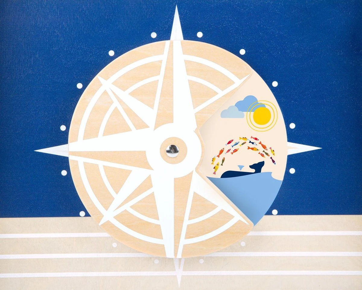 Baby Walvis Loopwagen - Houten Speelgoed Vanaf 1 Jaar - Afbeelding 6