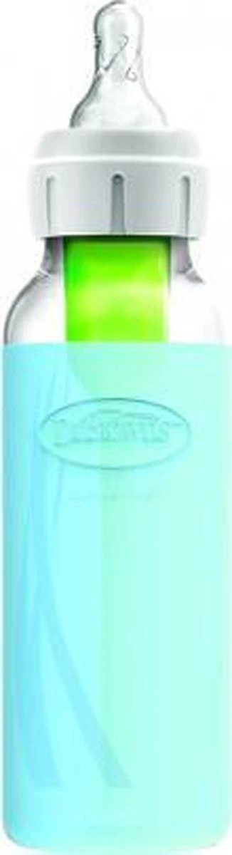 Dr. Brown's Flesbeschermer Standaard Hals Blauw 250ml - Afbeelding 4