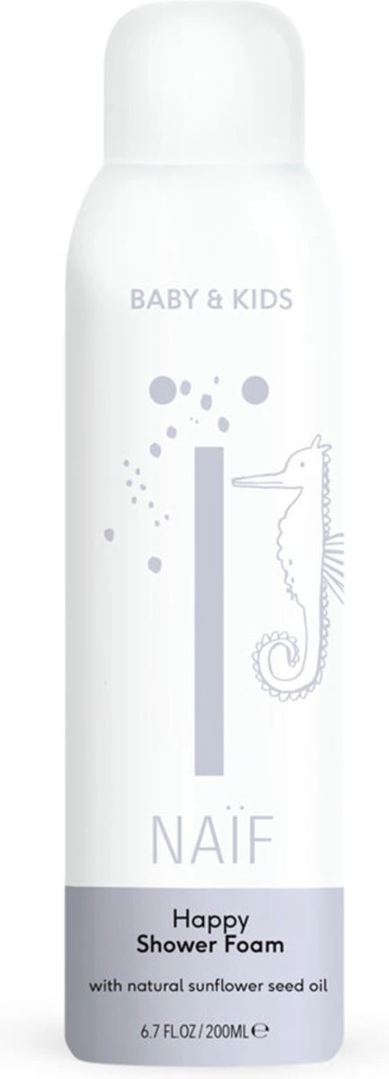 Naïf Happy Doucheschuim - Baby En Kind - 200ml - Met Natuurlijke Ingrediënten - Afbeelding 6