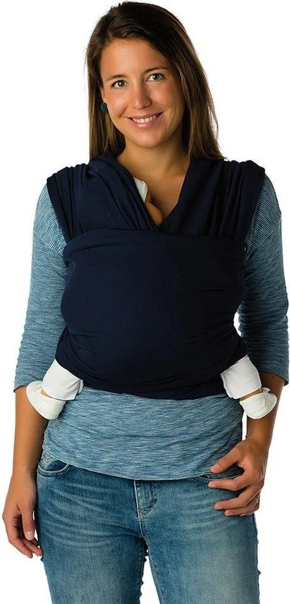 Babylonia Draagdoek - Tricot-Slen - Jeansblauw - Afbeelding 4