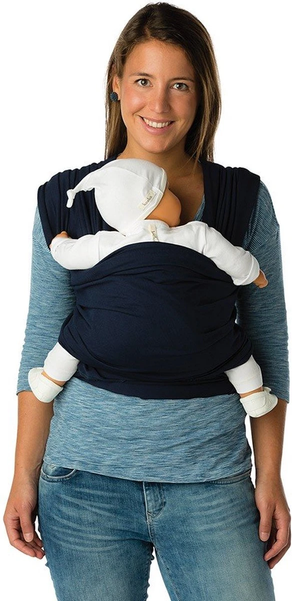 Babylonia Draagdoek - Tricot-Slen - Jeansblauw - Afbeelding 6