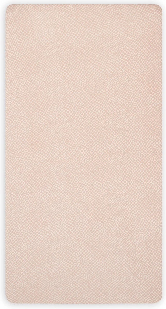 Jollein Baby Hoeslaken Ledikant Jersey 60x120cm Snake - Pale Pink - Afbeelding 9
