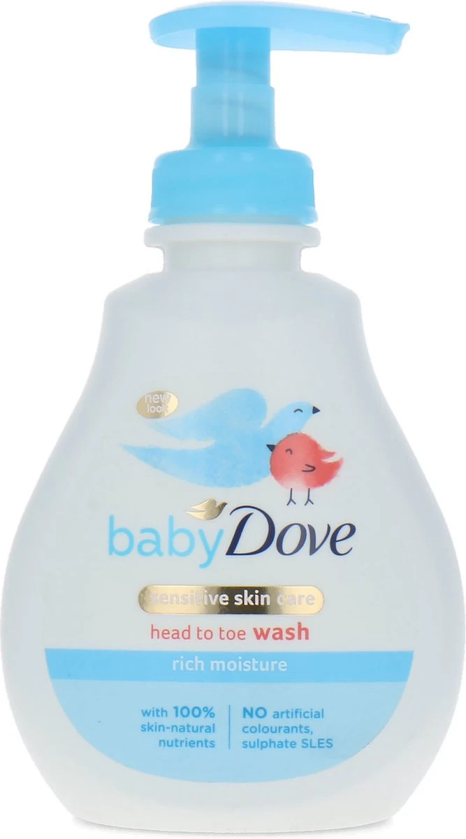 Dove - Baby (Head To Toe Wash Rich Moisture ) Body (Head To Toe Wash Rich Moisture ) Baby (Head To Toe Wash Rich Moisture ) - 200ml - Afbeelding 3