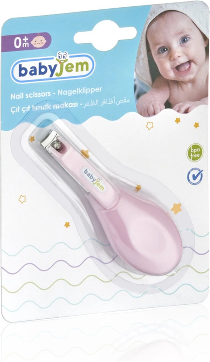 Babyjem Nagelknipper Roze - Afbeelding 2