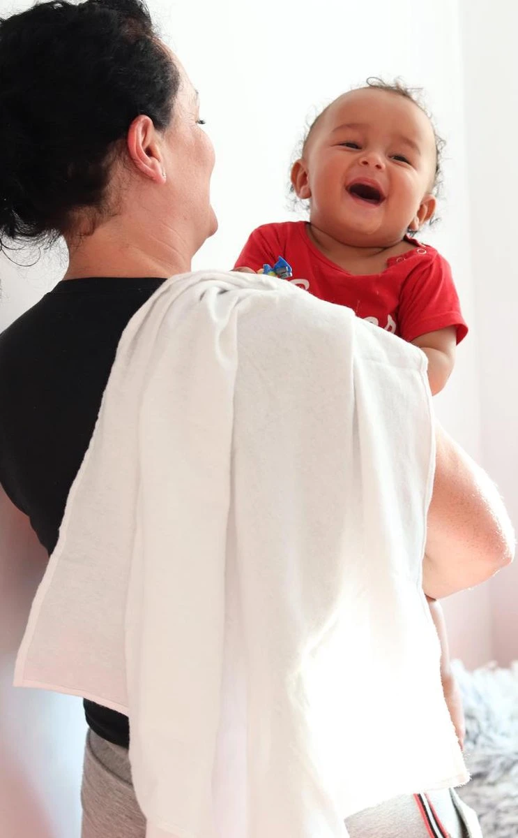 Flanellen Luiers - 3 Pack - 80cm X 80cm - Wit - FENSILO - Afbeelding 6