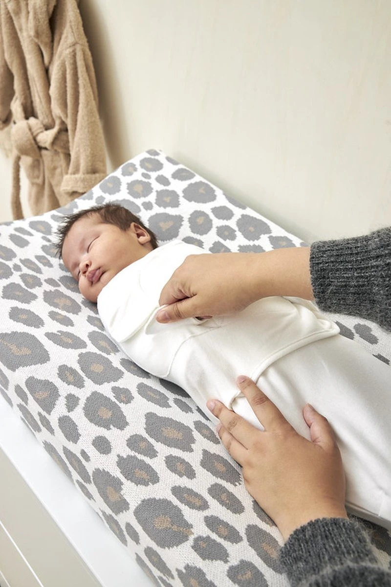 SwaddleMeyco Inbakerdoek Uni - Offwhite - 0-3 Maanden - Afbeelding 5