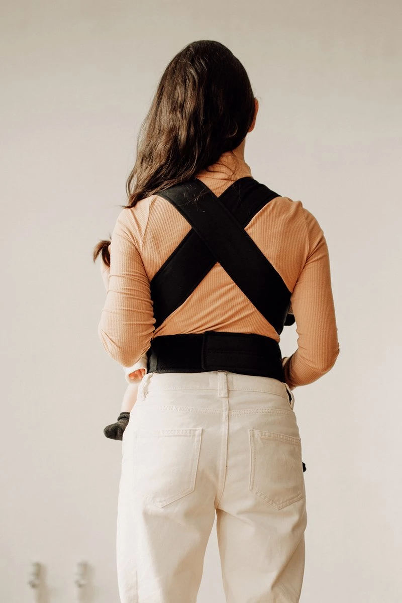 Marsupi Classic Black - Maat XL - Taille 85-120 Cm - Draagzak Baby - Afbeelding 2