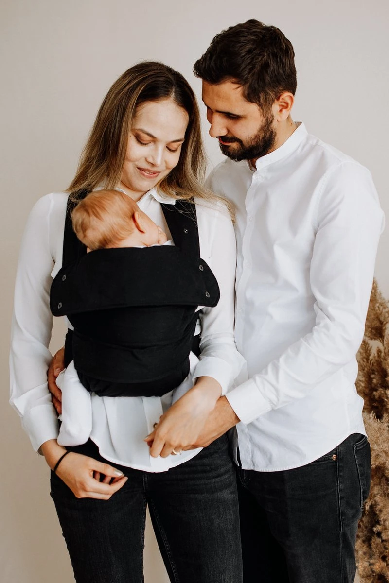 Marsupi Classic Black - Maat XL - Taille 85-120 Cm - Draagzak Baby - Afbeelding 5