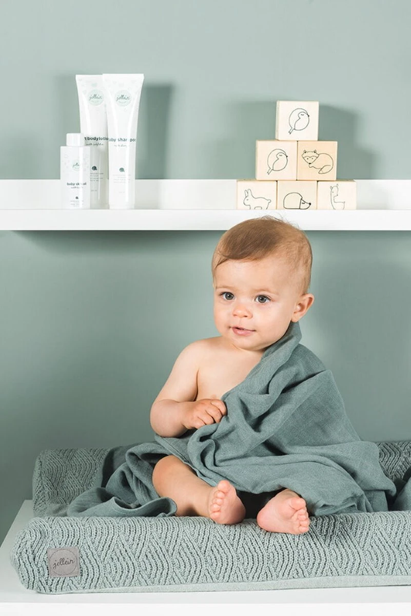 Jollein Hydrofiele Doek Small 70x70cm Bamboe Katoen - Storm Grey - 4 Stuks - Afbeelding 19