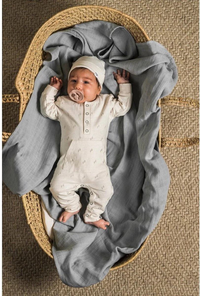 Jollein Hydrofiele Doek Small 70x70cm Bamboe Katoen - Storm Grey - 4 Stuks - Afbeelding 14